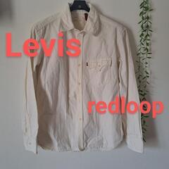 リーバイス👕レッドループ　WHITEシャツ　Ｌsizeメンズ