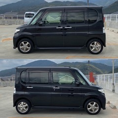 ⭐️コミコミ価格⭐️★車検令和8年4月まで★後期型★社外ナビ★フルセグTV★パワースライドドア★DAIHATSU タントカスタム★の画像