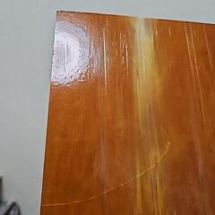 ステンドグラス　材料　橙色　茶色　#1の画像