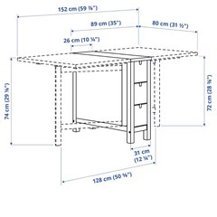 IKEA NORDEN 折りたたみダイニングテーブル ノール