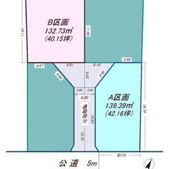 分譲宅地　伊豆の国市大仁Ｂ　132㎡（40坪）