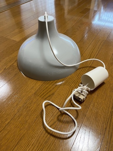 無印良品 ペンダントライトL グレー (ますお) 姪浜の照明器具の