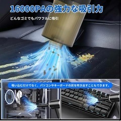 【未使用】ハンディークリーナー 車用掃除機 ブロワー コンパクト掃除機の画像
