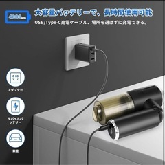 【未使用】ハンディークリーナー 車用掃除機 ブロワー コンパクト掃除機の画像