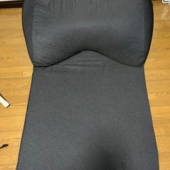 コタツ　クッション　インディゴ　座椅子代わりにの画像