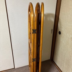 籐のパーテーションの画像