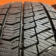 【BS BLIZZAK VRX2 225/60R17】スタッドレス【Strategy ストラテジー 17インチ 7J5HPCD100+48】22年製 バリ溝 フォレスター XV等 (VTL256)の画像