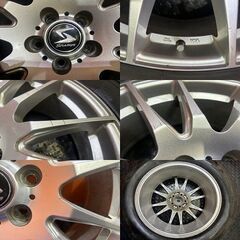 【BS BLIZZAK VRX2 225/60R17】スタッドレス【Strategy ストラテジー 17インチ 7J5HPCD100+48】22年製 バリ溝 フォレスター XV等 (VTL256)の画像