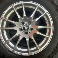 【BS BLIZZAK VRX2 225/60R17】スタッドレス【Strategy ストラテジー 17インチ 7J5HPCD100+48】22年製 バリ溝 フォレスター XV等 (VTL256)の画像