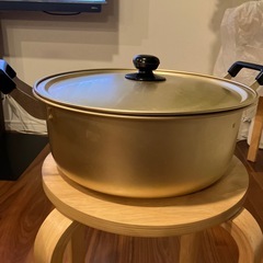 【銀色の鍋はお譲り先決まりました】大型鍋2種類の画像