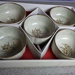 あやめ深口中鉢セット 5個  1000円  