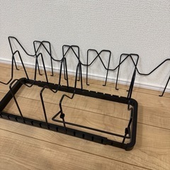 山崎実業　tower シンク下ラック　黒の画像