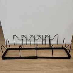 山崎実業　tower シンク下ラック　黒の画像