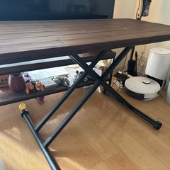 【お話中】昇降式木テーブルの画像