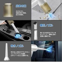 【未使用】ハンディークリーナー 車用掃除機 ブロワー コンパクト掃除機の画像