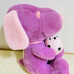 スヌーピー ぬいぐるみ BIG イエロー ピンクの画像