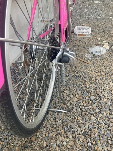 自転車ピンク(6ギア)