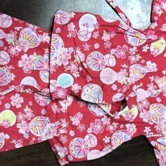 甚平　女の子80cm