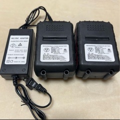 チェーンソー 8インチ バッテリー2個 PSE認証 替えチェーン付の画像