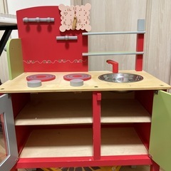おもちゃのキッチンの画像