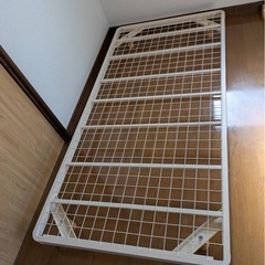無印良品シングルベッド　マットレス付きの画像