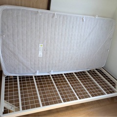 無印良品シングルベッド　マットレス付きの画像
