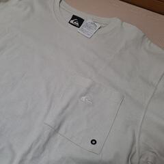 新品未使用 【最終価格】★ 42%OFF Quicksilver ロングTシャツ Lサイズ ホワイト クイックシルバーの画像