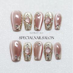 ピンクネイルチップ Sサイズの画像