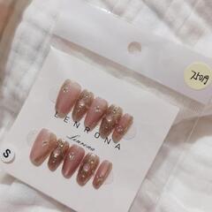 ピンクネイルチップ Sサイズの画像