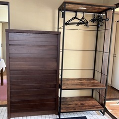 木製ハンガーラック