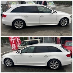 🉐AUDI A4アバントTSFI 4WD2.0ターボSライン🉐検9/3/6たっぷり‼️12.6万kmの画像