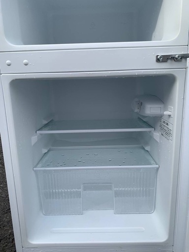 ユーイング ノンフロン冷凍冷蔵庫 UR-D90J（W）