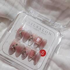 ピンク系ネイルチップセット Sの画像