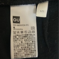 GU ミニスカート Sサイズ 黒の画像