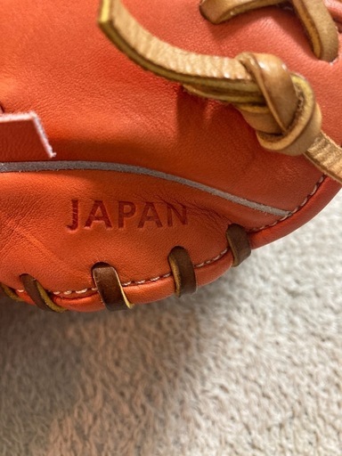 アイピーセレクト Ip select 硬式 内野手用グローブ 赤オレンジ 硬式 グローブ グラブ 内野手 野球硬式グローブ
