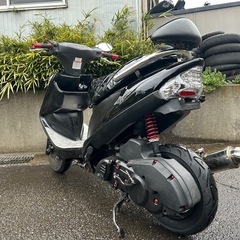 軽整備済み‼️アドレスv125 低走行　カスタム　後輪新品　配送可能　現車確認可能の画像