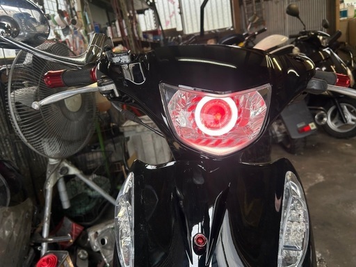 軽整備済み‼️アドレスv125 低走行　カスタム　後輪新品　配送可能　現車確認可能 軽整備済み‼️アドレスv125 低走行カスタム後輪新品配送可能現車確認