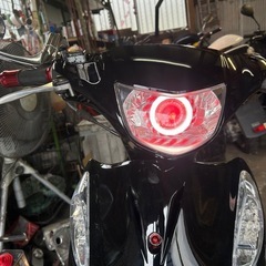 軽整備済み‼️アドレスv125 低走行　カスタム　後輪新品　配送可能　現車確認可能の画像