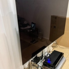 【受渡者様 決定】　kj-65A8h　テレビスタンドセット　4k有機EL の画像