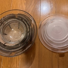 クッキングボウル　ガラス　タッパーの画像