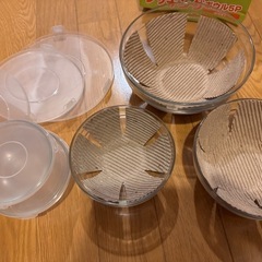 クッキングボウル　ガラス　タッパーの画像