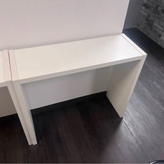 棚、PCデスク✖︎2つ 【取りに来て頂ける方にお譲りします】の画像