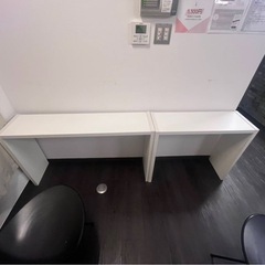 棚、PCデスク✖︎2つ 【取りに来て頂ける方にお譲りします】の画像