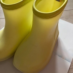 【美品】14.0cm長靴蛍光キッズ子供ベビー赤ちゃんの画像