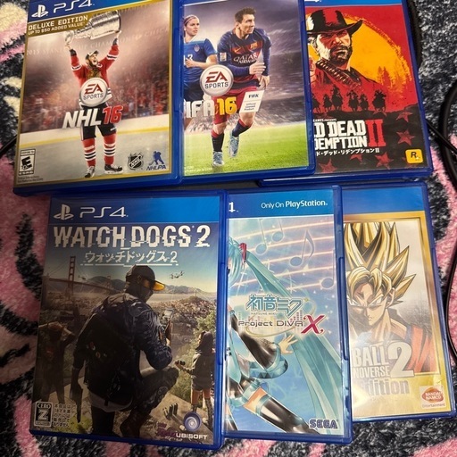 プレステ4本体とゲーム9枚