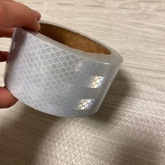反射テープ　白