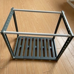 すぐ使えます シンク下用収納棚　