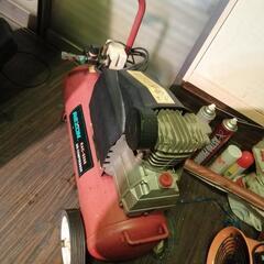 レクソン100V 45L 2馬力コンプレッサー動作確認の難あり