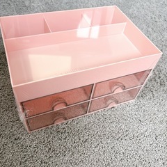 収納ボックス 収納ケース 小物収納 卓上 デスク 引き出し付き 仕切りの画像