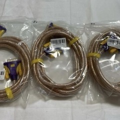 HoneyBB DVI ケーブル 3m 3本セット　ディスプレイケーブル　未使用の画像